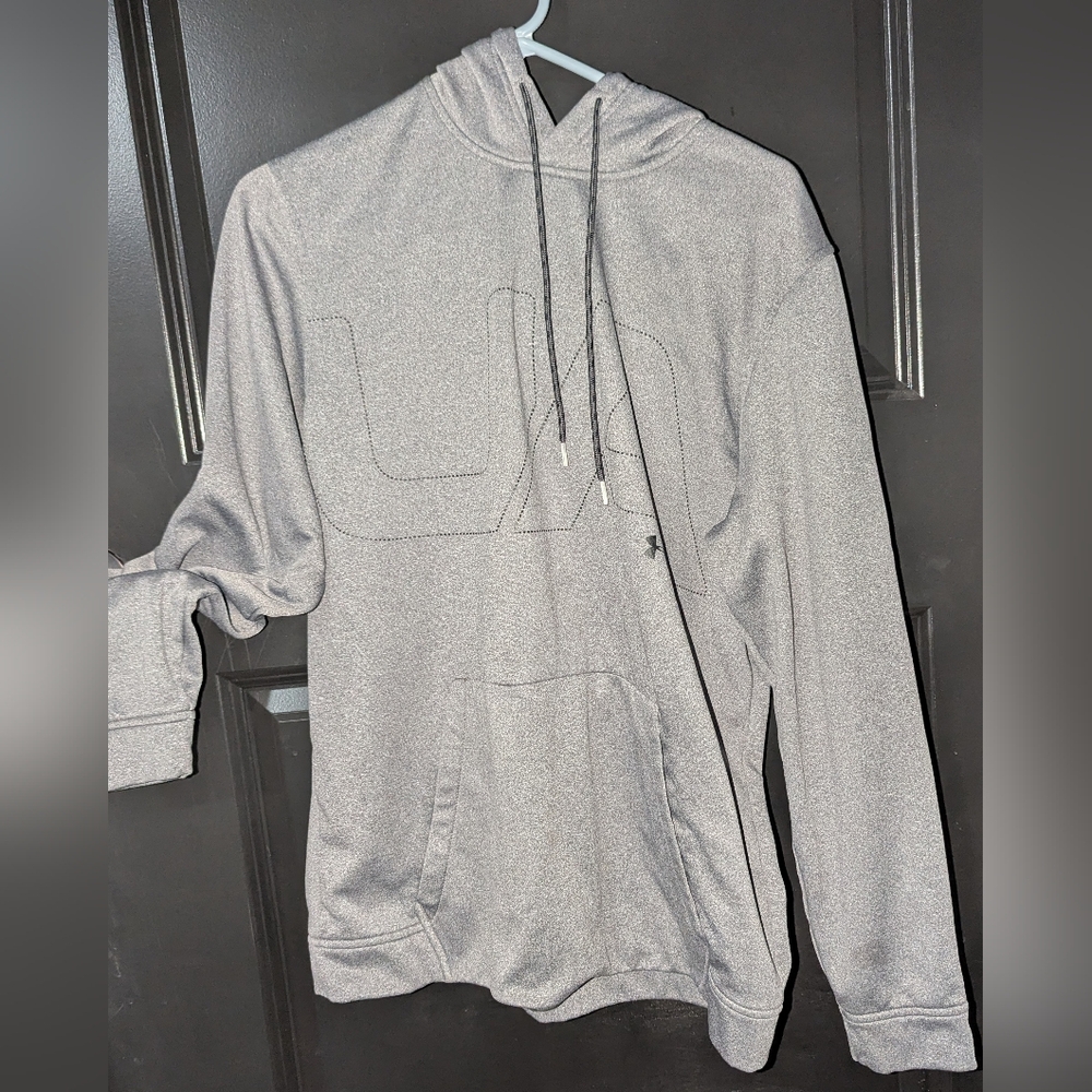UNDER ARMOUR gray hoodie SZ LG